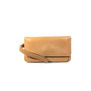 Portland Leather Purse 'Lily' Wristlet Organizer Wallet Purse Phone Sunflower
